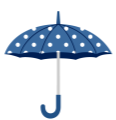 Polka Dot Umbrella Clipart Free PNG Image｜Illustoon